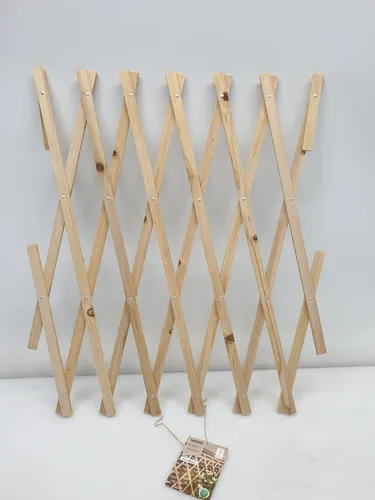 Windhager Holz-Spalier, Rankhilfe, Rankgitter, Holzzaun, 45 x 180 cm, natur