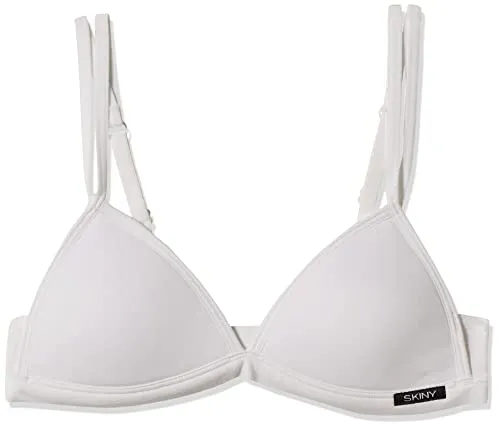Skiny Mädchen Cotton Essentials 085343 BH, Weiß, 164 EU von SKINY