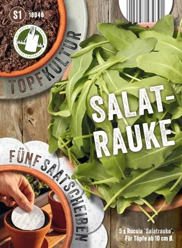 Chrestensen Saatscheiben Salatrauke Samen Saatgut