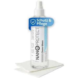 Nanoprotect Edelstahlreiniger Clean Gloss, mit Sprühkopf, reinigt, pflegt und schützt, 250ml