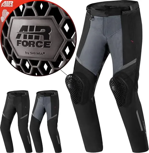 SHIMA Rush 2.0 Vented Damen Motorradhose - Wasserdichte 2-lagige Motorradhose mit großer Belüftung für heiße Tage und optimalem Komfort, ausgestattet mit SHIMA AirForce™ Knieprotektoren.