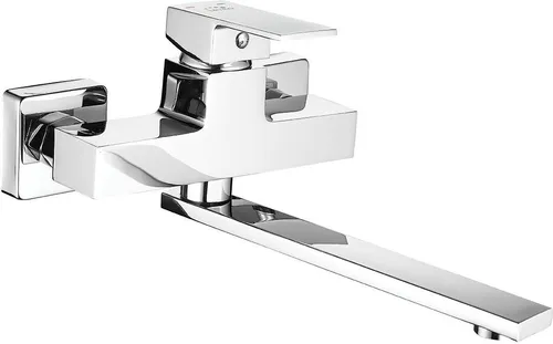 Design Spültischtischarmatur Chrom für Wandmontage