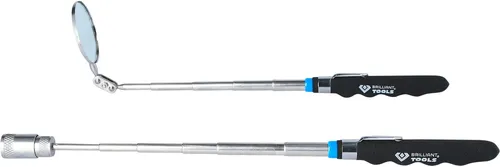 Brilliant Tools Teleskop-Spiegel und Magnetheber-Satz, 2-tlg