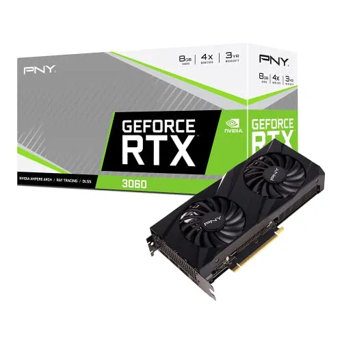 PNY GeForce RTX™ 3060 8GB Verto Dual Fan Edition