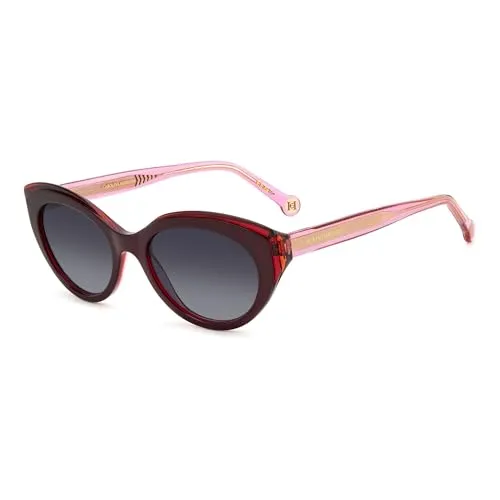 CAROLINA HERRERA Her 0250/S Sonnenbrille, Burgundy Pink, 52 für Damen, Burgunderrot/Rosa, 50