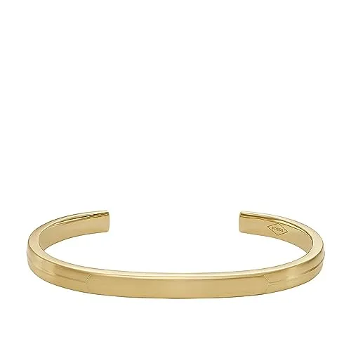 Fossil Armspange HARLOW LINEAR, gelbgoldfarben in gold von Fossil