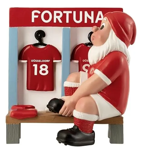 Fortuna Düsseldorf Mini Gartenzwerg Zwerg ** Kabine **
