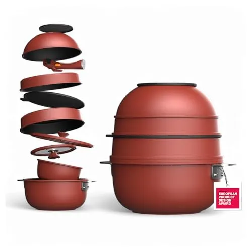 MasterPRO SHARE & PLAY 10-teiliges Kochgeschirrset - Pfannenset mit abnehmbarem Griff und innovativem Platzspar-Design, ideal für kleine Küchen. Die ILAG Ultimate Antihaftbeschichtung sorgt für müheloses Kochen und einfache Reinigung.