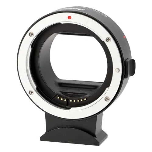 ayex Objektivadapter AF Autofokus für Canon EF- und EF-S-Objektive - Blitzadapter, kompatibel mit Canon EF- und EF-S-Objektiven, unterstützt Autofokus und Bildstabilisierung für höchste Bildqualität.