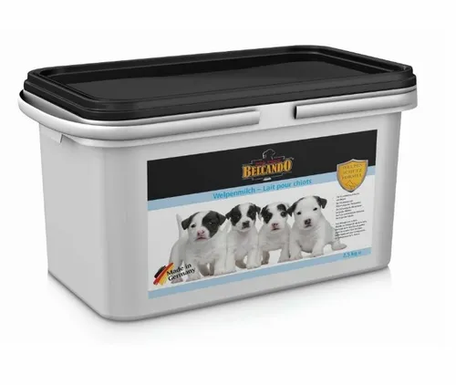 BELCANDO Welpenmilch 2,5 kg | Hochwertiger Muttermilchersatz für Welpen - Ideal für die Aufzucht von Welpen bis zur 4. Woche. Mit hochverdaulichen Milchproteinen zur Unterstützung einer sanften Verdauung. Hergestellt in Deutschland unter höchsten Qualitätsstandards.