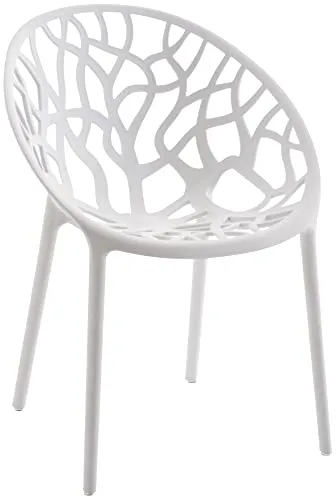 CLP Gartenstuhl Hope Kunststoff in weiß von CLP