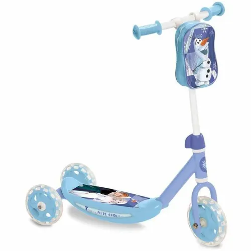 Mondo 28688 Scooter für Kinder 3-Rad Frozen - Silber - Roller für Kinder ab 2 Jahren, stabil und sicher mit rutschfester Fußstütze und höhenverstellbarem Lenker. Ideal für kleine Disney-Fans!