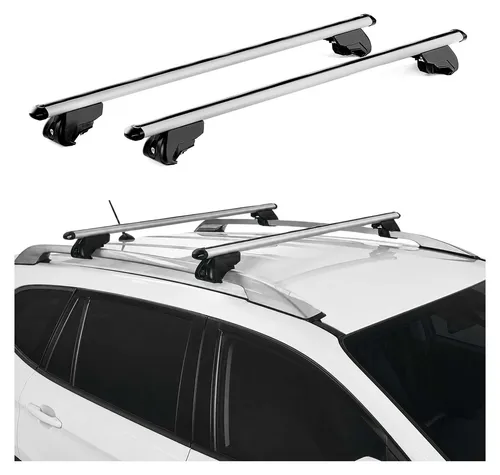 Dachträger für Volvo V40 Kombi 1996-2004 – Aluminium Grau