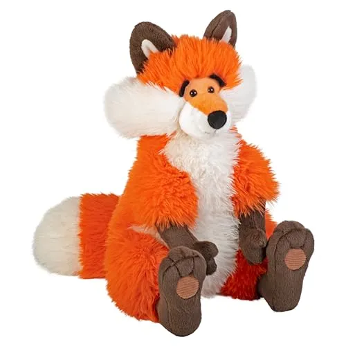 Wild Republic Snuggleluvs Rotfuchs 38 cm - Plüsch-Spielzeug, umweltfreundliches Kuscheltier mit beruhigendem Gewicht, ideal für Kinder und Naturfreunde.