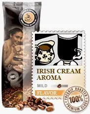 Coffee-Nation Aroma-Kaffee Irish Whiskey & Cream 1000g Bohnen | Spitzenqualität | Kaffeeliebhaber