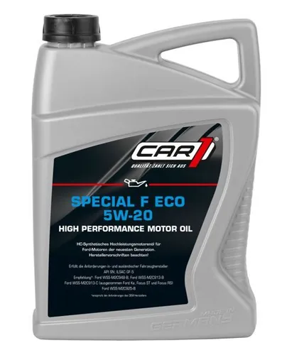 Motorenöl Motoröl SAE 5W-20 Special F ECO 5 Liter API: SN, ILSAC GF-5 Ford