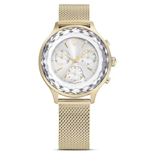 Swarovski Chronograph Unisex-Uhren in gold von Swarovski