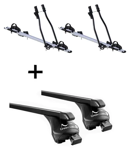 Fahrradträger SAGITTAR + Relingträger Quick L für BMW X1 (E84) 2009-2015