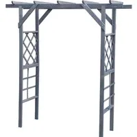 Produktbild promadino Pergola Ben 200x60x210 cm grau