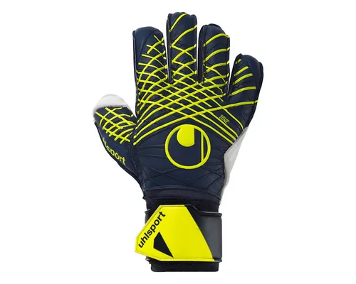 uhlsport Fußball Torwarthandschuhe Prediction Soft Flex Frame - Optimaler Grip für Torhüter - Torwarthandschuhe mit exklusivem SOFT-Latex für herausragenden Grip und Dämpfung. Ideal für Kinder und Erwachsene, bietet maximalen Halt und Beweglichkeit.
