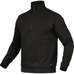 Zip-Sweatshirt-Flex-Line Schwarz 5XL von Leibwächter
