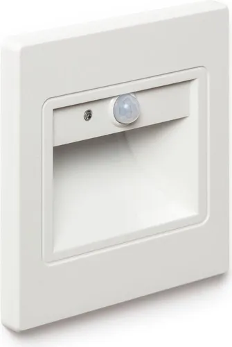 LED Wandeinbauleuchte 1.5 W mit PIR- und Dämmerungssensor Bark Weiß 4000K Neutralweiß