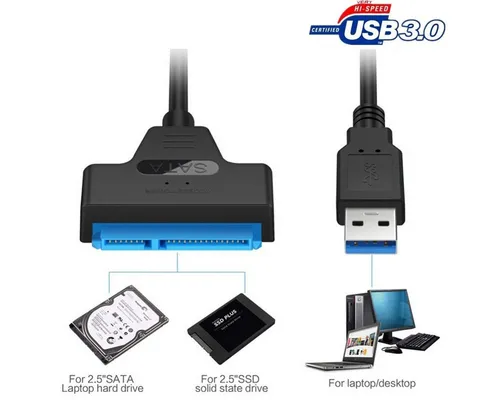Olotos USB 3.0 auf zu SATA Adapter Kabel 22 Pin Für 2,5
