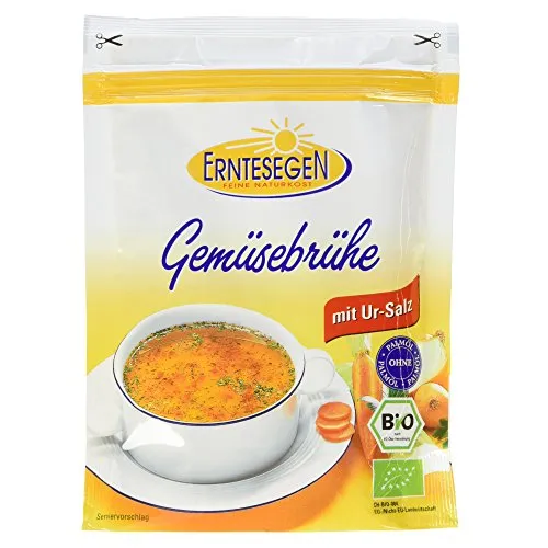 Gemüsebrühe mit Ur-Salz - Nachfüllbeutel 250g | ERNTESEGEN