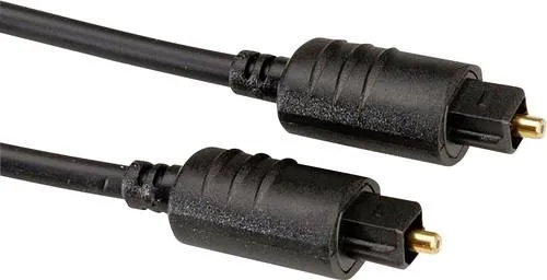 Value 11.99.4381 Toslink Audio Anschlusskabel [1x Toslink-Stecker (ODT) - 1x Toslink-Stecker (ODT)] 1.00 m Schwarz