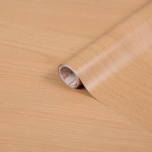 d-c-fix Möbel-Klebefolie Tirolbuche, 67,5 cm x 2 m - abwaschbare und selbstklebende Deko-Folie für Küche, Schrank, Tisch & Fensterbank - modern & nachhaltig