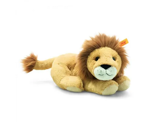Steiff 065699 Soft Cuddly Friends Liam Löwe - 26 cm Plüsch Kuscheltier - Kuscheltiere: Der 26 cm große Liam Löwe aus goldblondem Plüsch ist der perfekte Spielkamerad für Groß und Klein, mit Granulat für zusätzlichen Spielspaß!