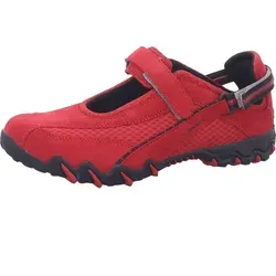 Allrounder NIRO Sneaker mit Klettverschluss, Veneroso (rot) - Wanderschuhe mit atmungsaktivem Innenfutter und herausnehmbarer Fußbetteinlage für optimalen Komfort und Unterstützung bei jedem Schritt.