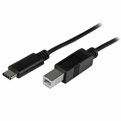 Startech USB C zu USB-B-Kabel 2 m - Schwarz - USB-Kabel, ideal für schnelle Datenübertragungen mit einer Länge von 2 m für flexible Nutzung und hohe Kompatibilität.