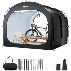 VEVOR Fahrradzelt Fahrradgarage für 5 Fahrräder