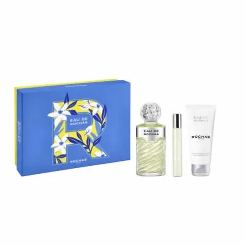 Rochas Duft-Set Eau De Toilette Spray 100ml - Damendüfte, luxuriöses 3-teiliges Set für ein unvergessliches Dufterlebnis