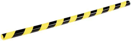DURABLE Flächenschutzprofil S30R, 1m, gelb/schwarz - Sonstiger Werkstattbedarf - Selbstklebendes, flexibles Flächenschutzprofil aus Polyurethan, ideal zum Schutz und zur Markierung von Gefahrenstellen in Innenräumen.