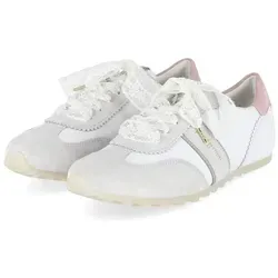 Produktbild Paul Green 5508-029 Damen Schnürschuh aus Leder & Textil in Weiß