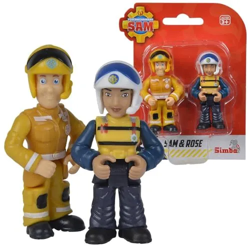 Sam & Rose | Spiel-Figuren Set | Feuerwehrmann Sam | Simba Toys
