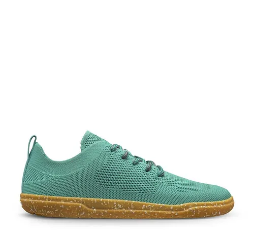 Groundies Barfussschuhe Sneaker Active Knit türkis Damen, Größe 43 (US 11) - Der Active Knit bietet optimale Bewegungsfreiheit und Komfort für Alltag und Reisen. Das flexible, nahtlos gestrickte Obermaterial sorgt für Atmungsaktivität. Die TrueSense Active Sohle bietet Grip und natürliche Dynamik für ein barfußähnliches Gefühl.