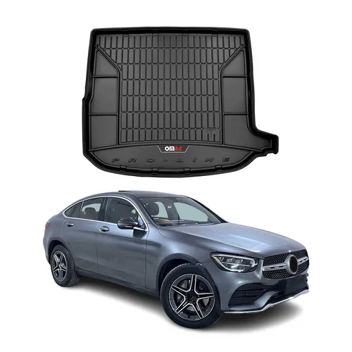 OMAC Gummi Kofferraumwanne für Mercedes GLC C253 2015-2022 - Hochwertige Kofferraumwanne aus TPE für perfekten Schutz. Wasserfest, hitze- und kältebeständig sowie leicht zu reinigen – ideal für den täglichen Einsatz im Mercedes GLC.