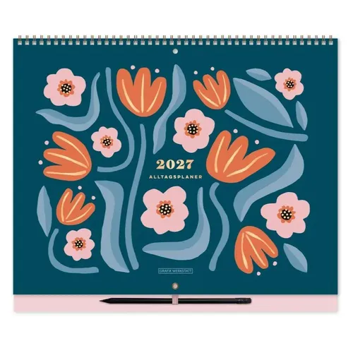 GRAFIK WERKSTATT Das Original | Alltagsplaner 2027 Colourful Seasons | Kalender