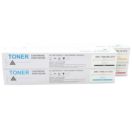 ABC Kompatibles Set 4X Toner für Ricoh IM-C2010 IM-C2010A IM-C2510 IMC2010 IMC2010A IMC2510