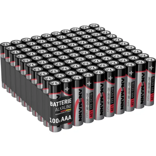 Ansmann Micro AAA LR03 100er Box Micro (AAA)-Batterie Alkali-Mangan  1.5 V 10...