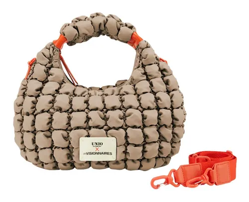 Les Visionnaires Schultertasche Unio Kitzbuehel Bubble, Polyester - Schultertasche mit praktischem Reißverschluss, Kreditkarten- und Innenfächern für mehr Ordnung. Robustes Polyester-Material sorgt für Langlebigkeit und Stil im Alltag.