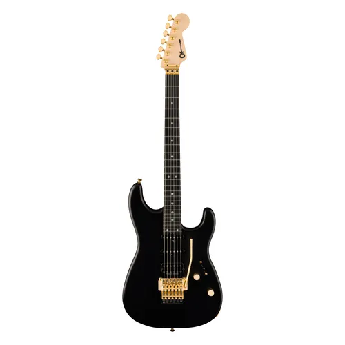 Charvel MJ Series SD1 24 HSS FR RD SBK Satin Black E Gitarre