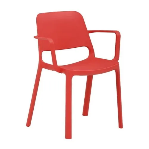 Mayer Stapelstuhl myNUKE mit Armlehnen 2051_64 in rot von Mayer Sitzmöbel