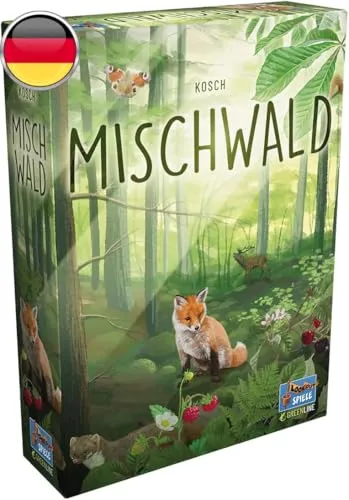Lookout Mischwald - Familienspiel für 2-5 Spieler, ökologisches Kartenspiel mit taktischem Anspruch, ab 10 Jahren, 60 Minuten Spielzeit