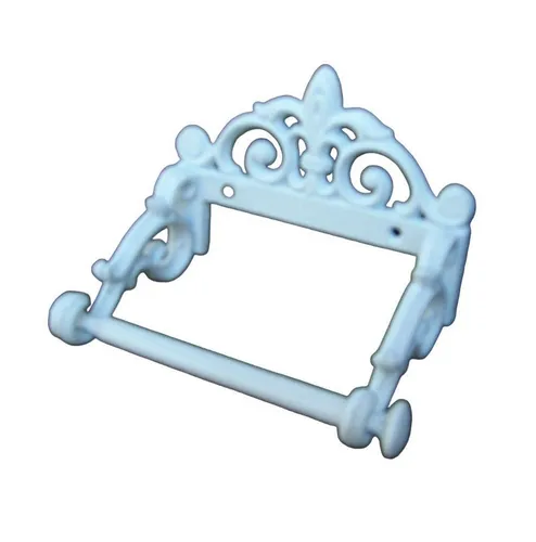 Deko-Impression Toilettenpapierhalter Klorollenhalter, Toilettenpapierhalter, Gusseisen, Landhaus, creme (1-St)