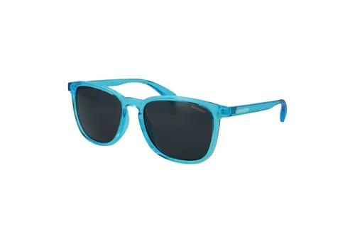 Superdry Sonnenbrille SDS 5027 105 55 – Unisex Blau - Stylische Unisex Sonnenbrille mit blauem Rahmen und grauen Gläsern. Schützt zuverlässig vor schädlichen UV-Strahlen und bietet optimalen Tragekomfort.