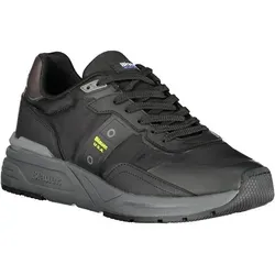 BLAUER Herren-Sportschuhe Schwarz Größe 44 - Wanderschuhe in Schwarz, ideal für Herren. Diese stylischen Sneakers bieten Komfort und Unterstützung mit Schnürsenkeln und Kontrastdetails – perfekt für aktive Freizeitgestaltung.
